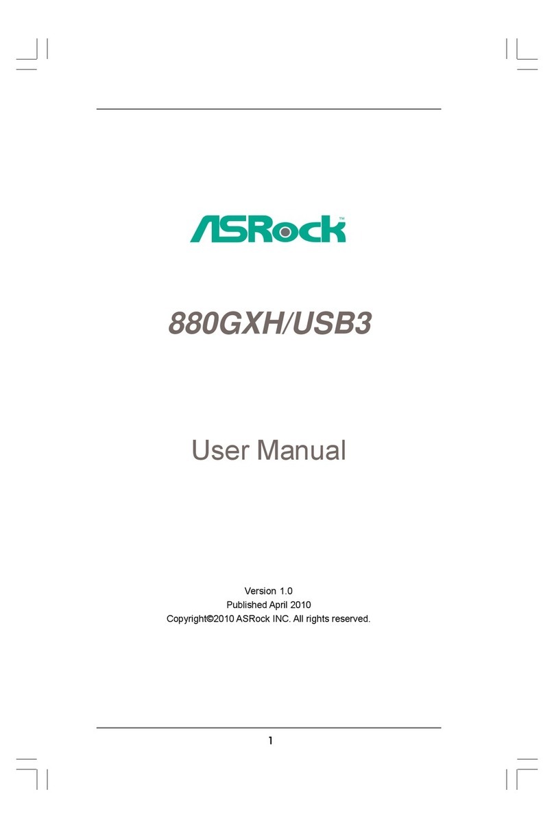ASROCK 880GXH-USB3 - V1.0 User manual ASROCK 880GXH-USB3 - V1.0 User manual