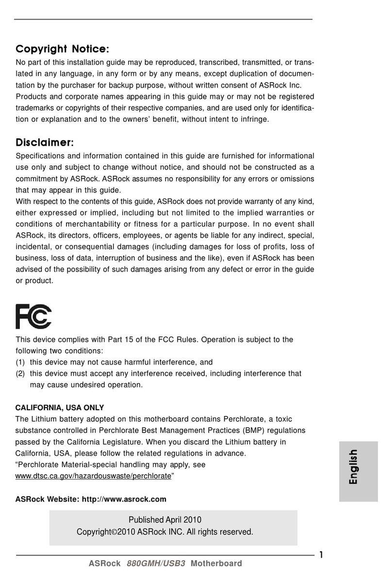 ASROCK 880GMH-USB3 - 04-2010 User manual ASROCK 880GMH-USB3 - 04-2010 User manual