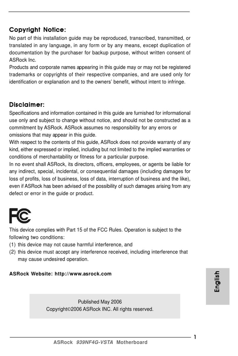 ASROCK 939NF4G-VSTA User manual ASROCK 939NF4G-VSTA User manual