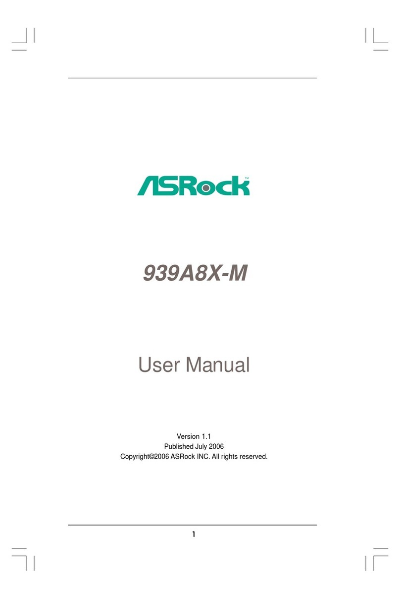 ASROCK 939A8X-M user manual
