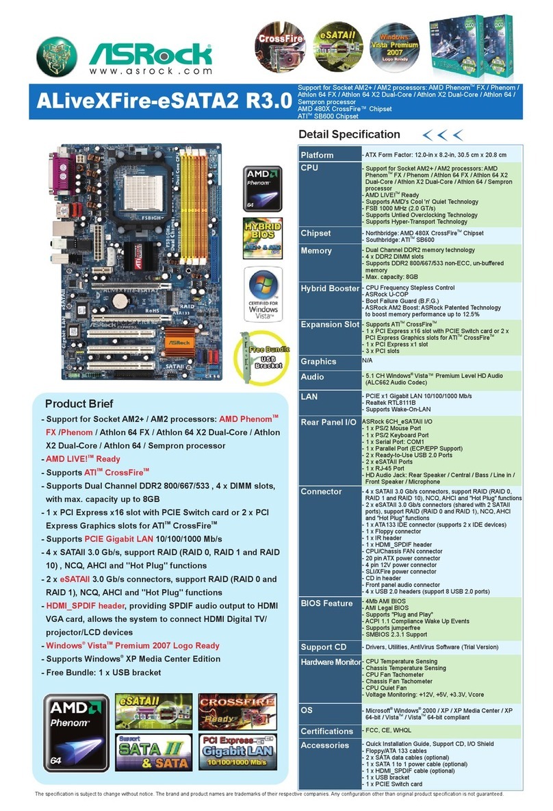 ASROCK ALIVEXFIRE-ESATA2 R3.0 - brochure