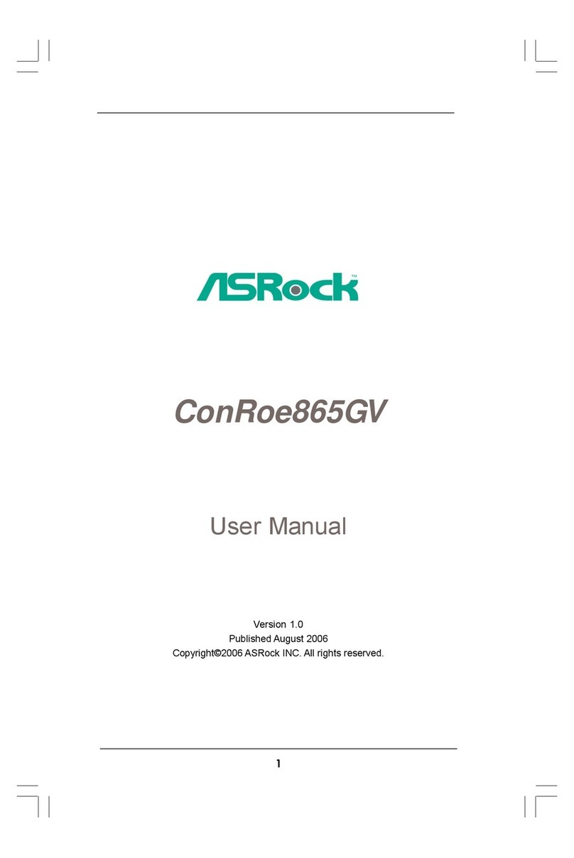 ASROCK CONROE865GV User manual