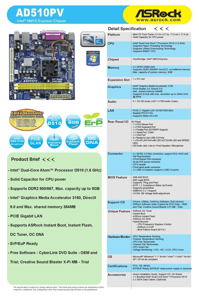 ASROCK AD510PV brochure