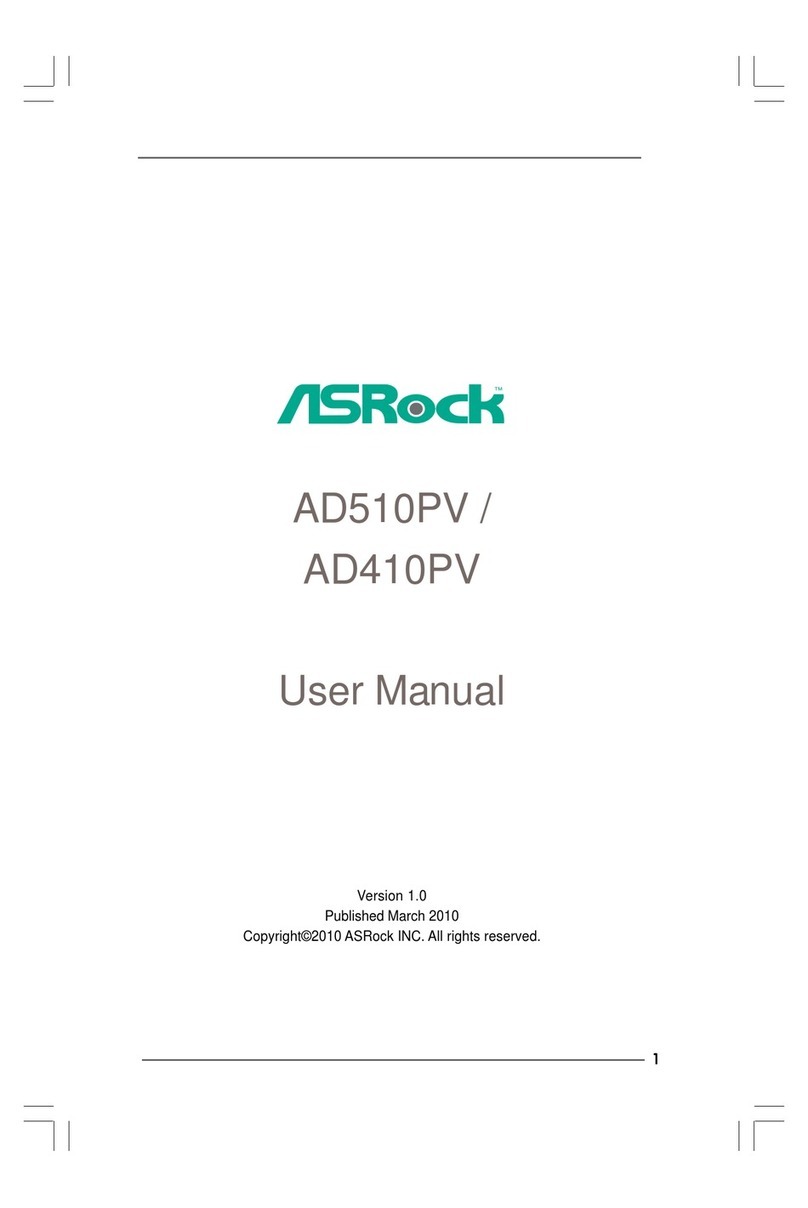 ASROCK AD410PV - V1.0 User manual