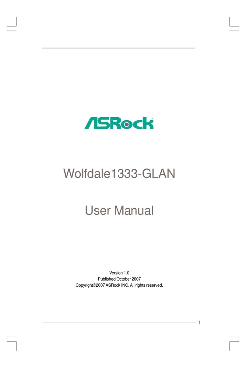 ASROCK WOLFDALE1333-GLAN user manual