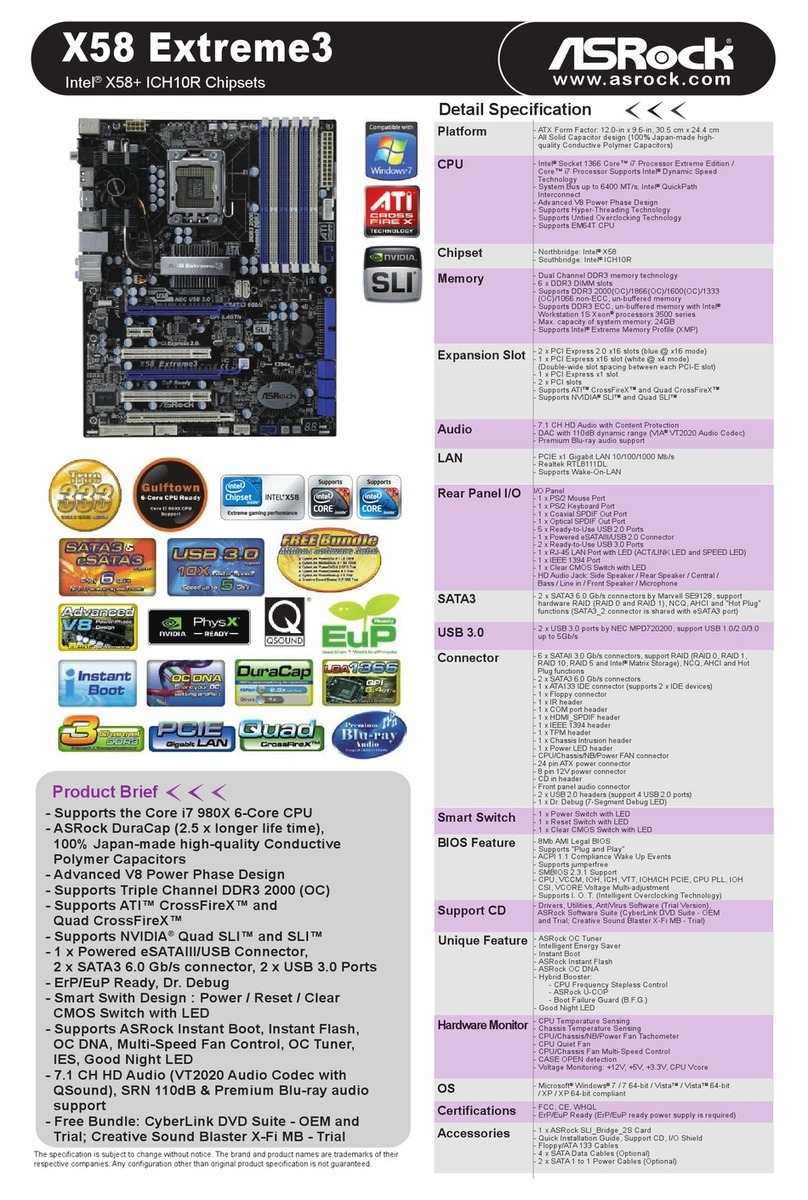 ASROCK X58 Extreme3 brochure