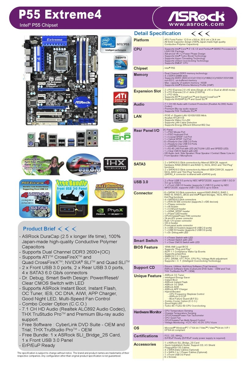 ASROCK P55 EXTREME4 - brochure