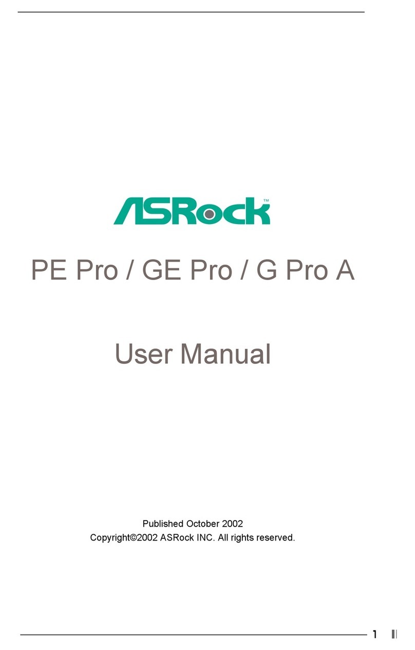 ASROCK PE PRO User manual