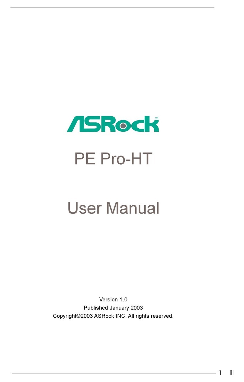 ASROCK PE PRO-HT user manual