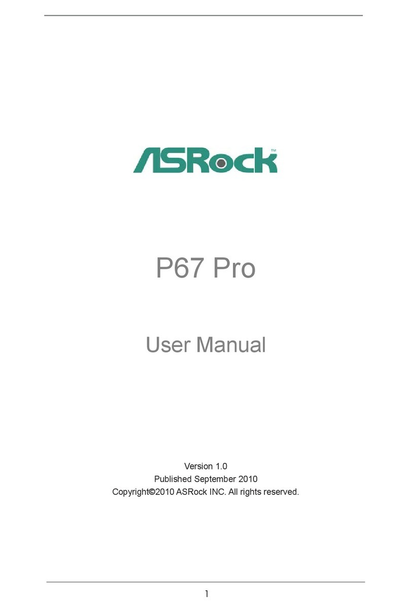 ASROCK P67 Pro User manual