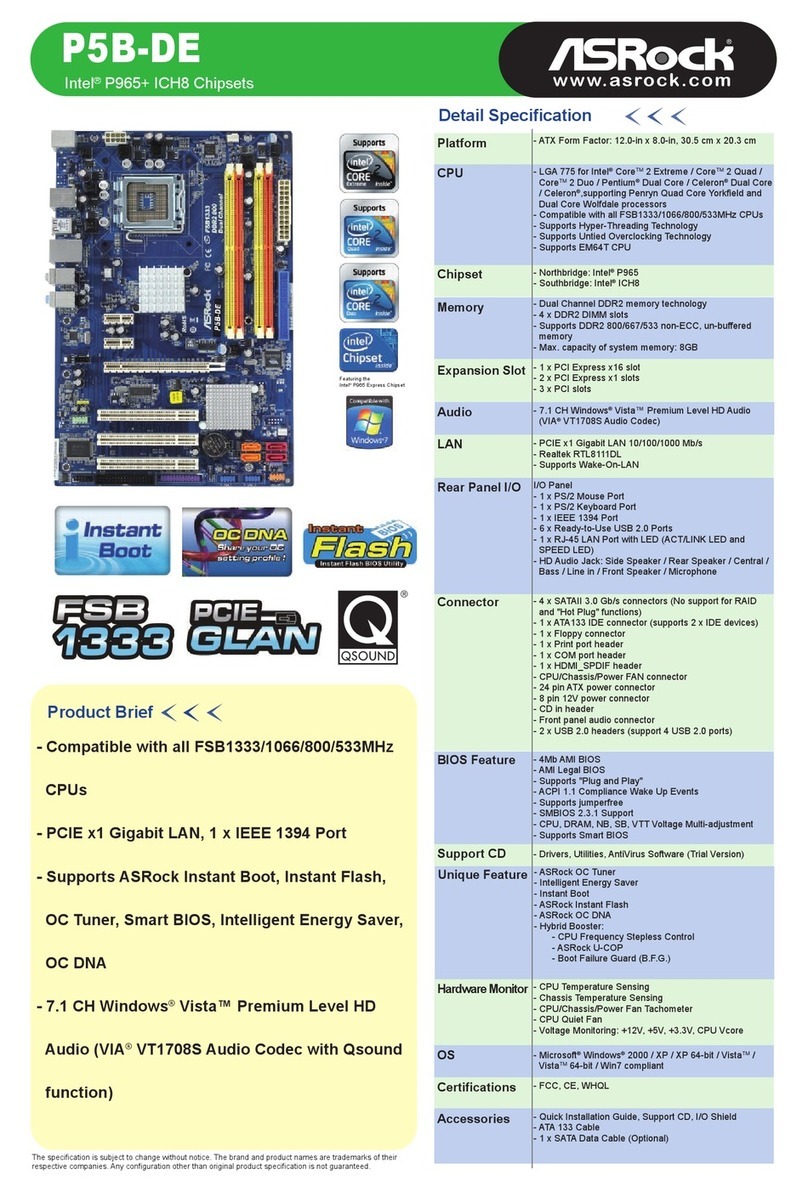 ASROCK P5B-DE User manual ASROCK P5B-DE User manual