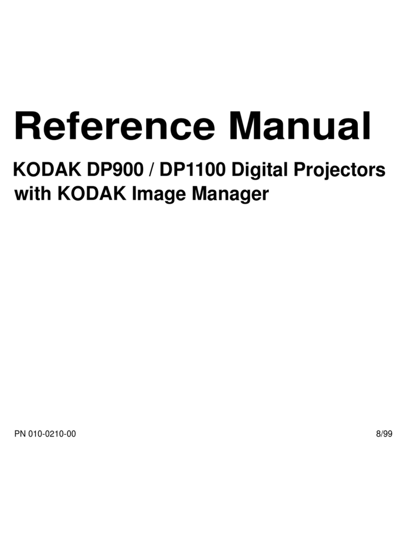 Kodak DP1100 - Digital Projector User manual