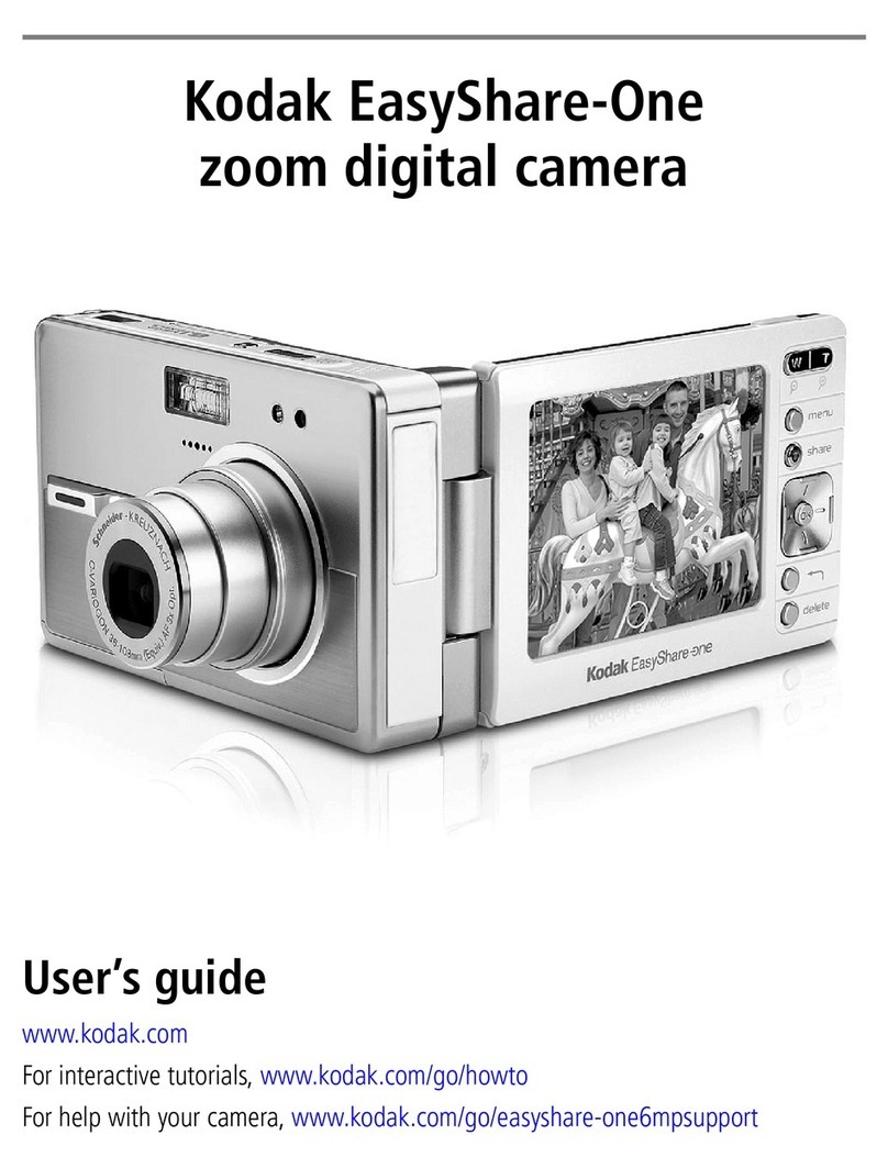 Kodak EASYSHARE-ONE-6 MP User manual