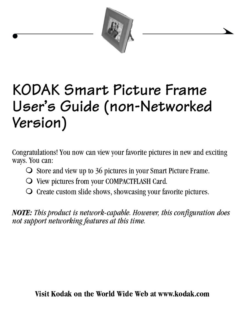 Kodak EASYSHARE SMART PICTURE FRAME User manual