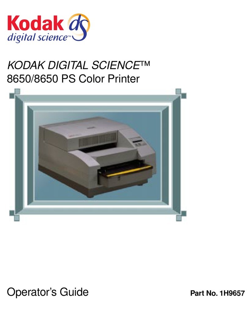 Kodak 8650R THERMAL PRINTER Manual