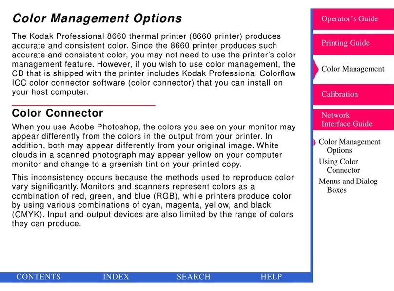 Kodak 8660 - COLOR CONNECTOR GUIDE User manual