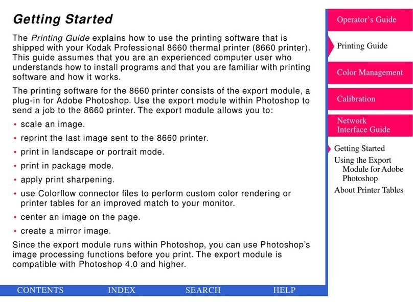 Kodak 8660 - EXPORT MODULE GUIDE User manual