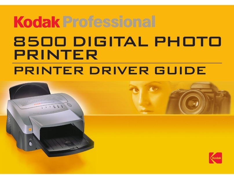 Kodak Professional 8500 Installation and operation manual