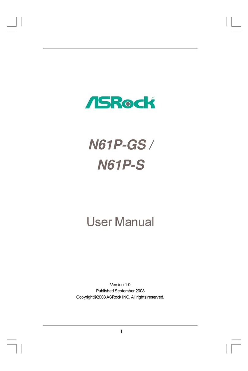 ASROCK N61P-GS - V1.0 User manual