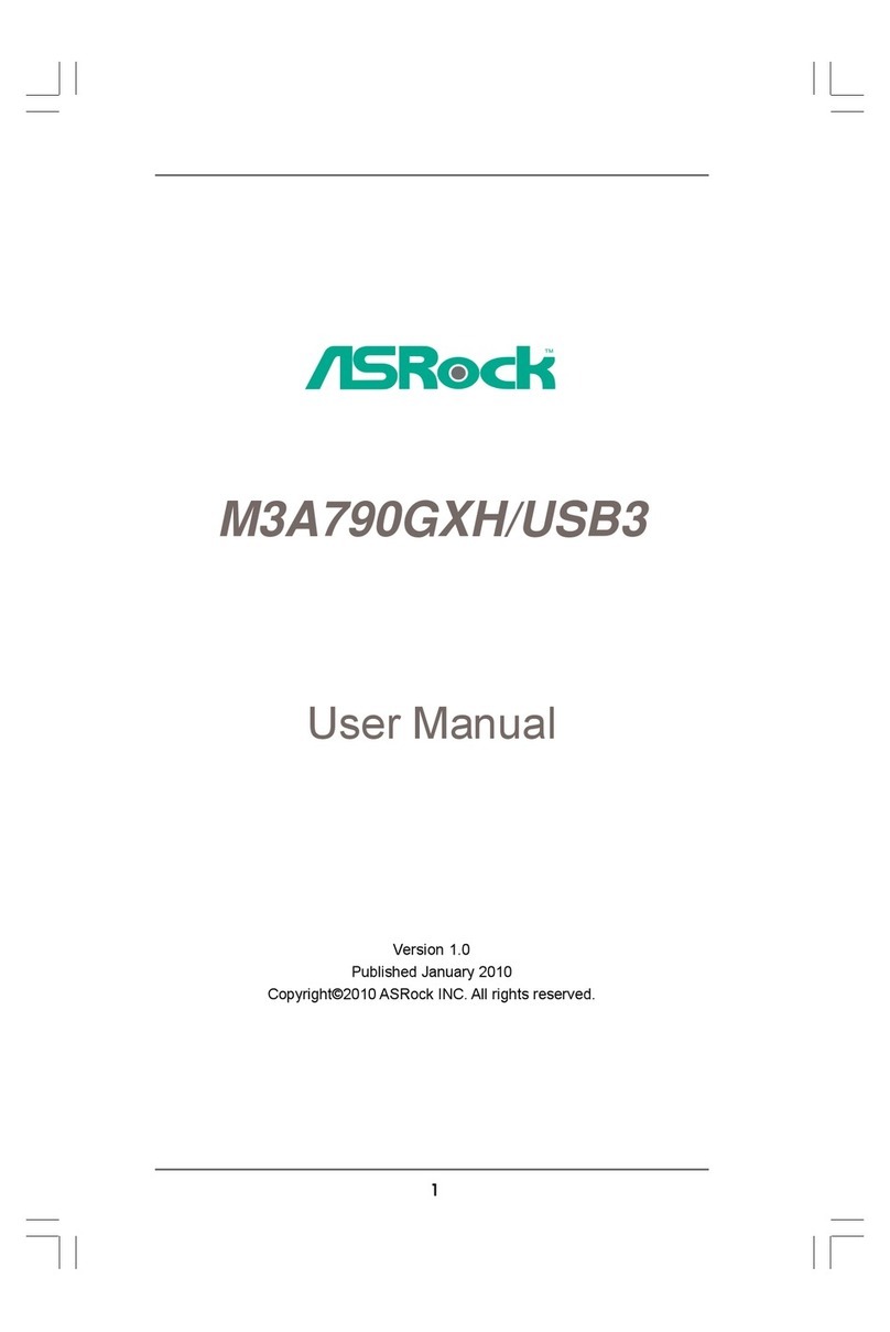 ASROCK M3A790GXH-USB3 - V1.0 User manual