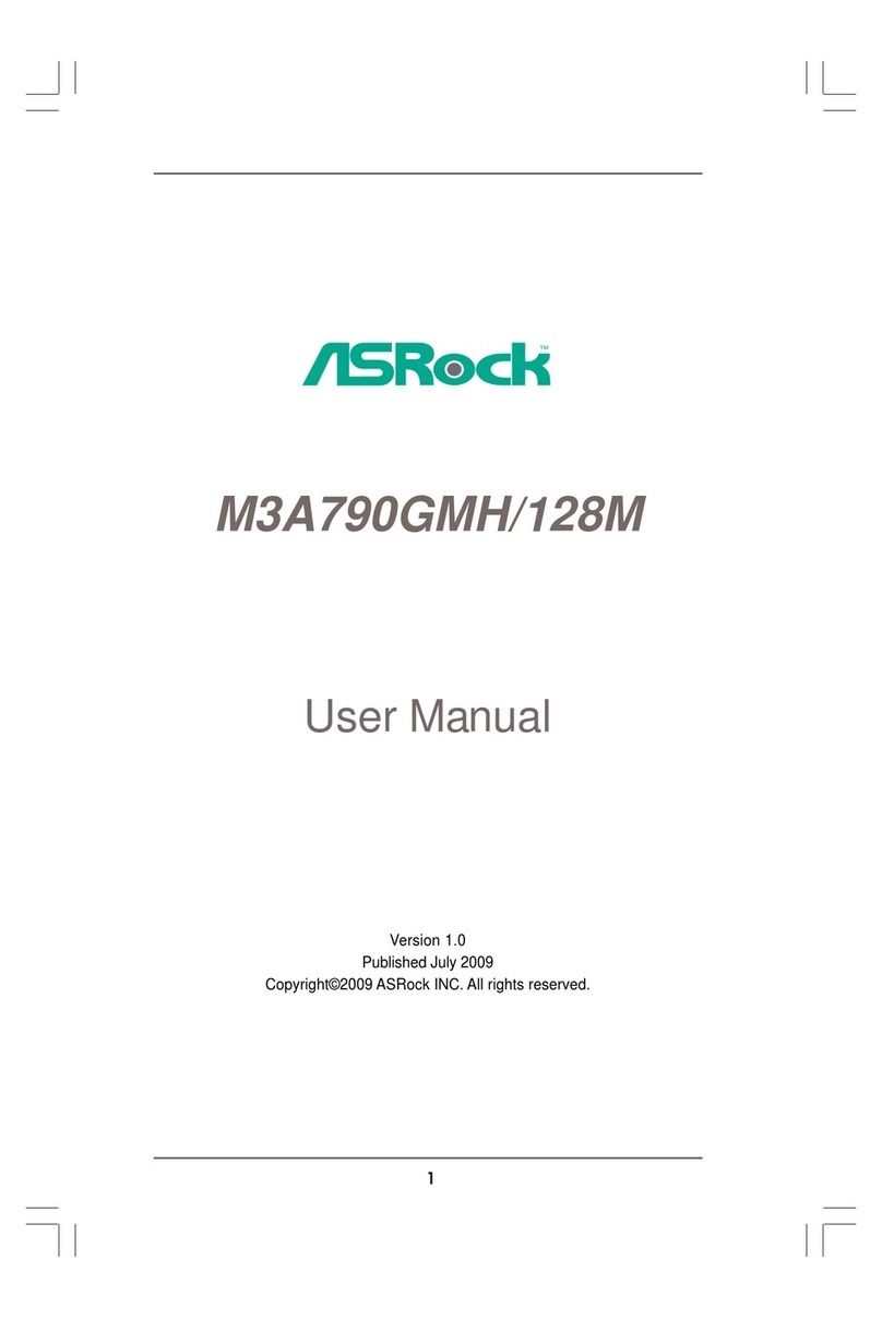 ASROCK M3A790GMH 128M - V1.0 user manual