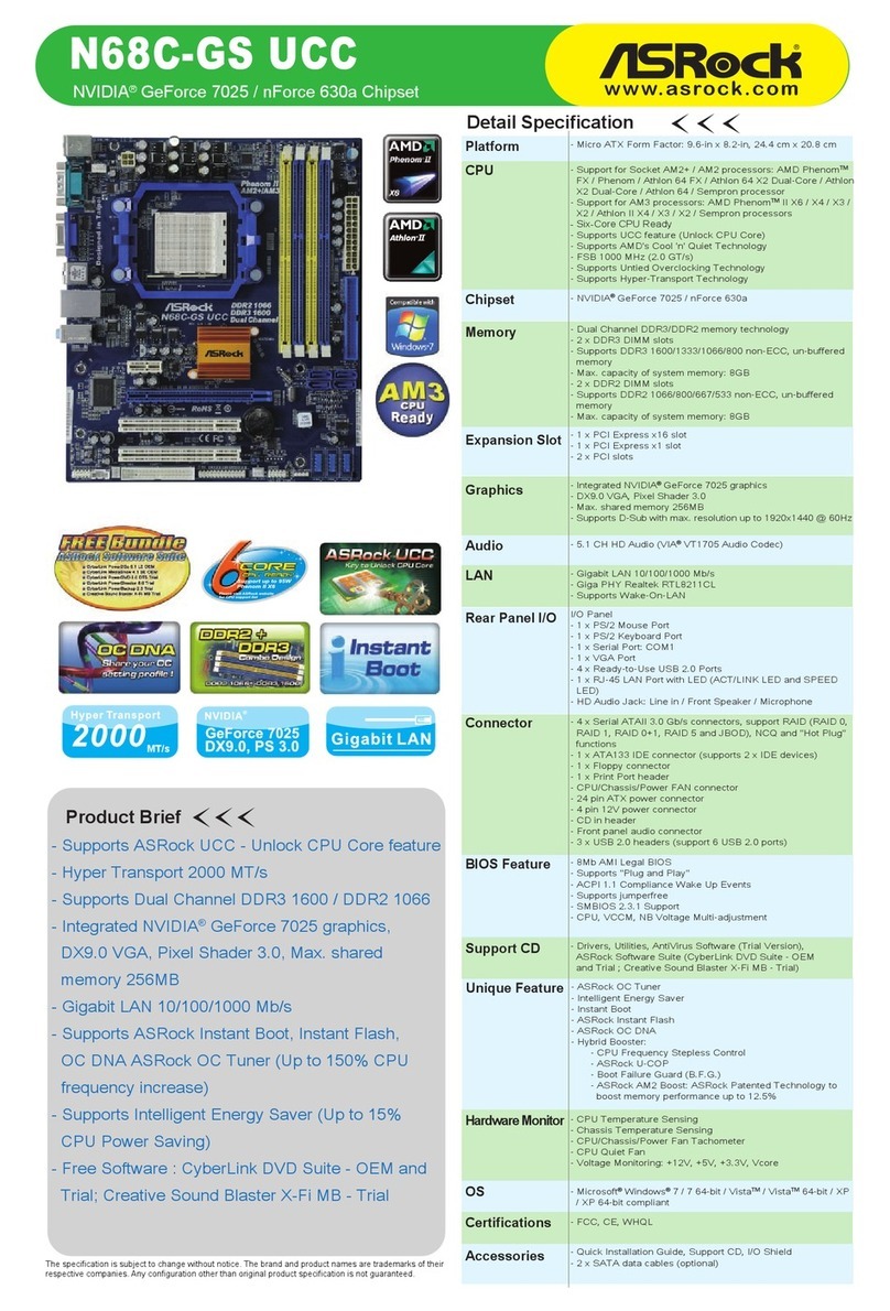 ASROCK N68C-GS UCC - brochure