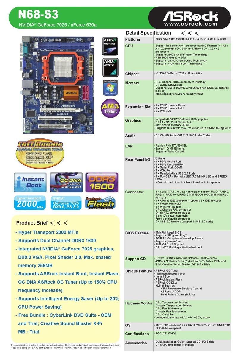 ASROCK N68-S3 brochure