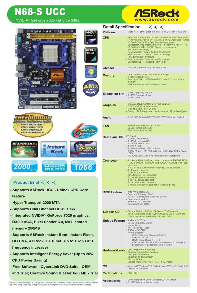 ASROCK N68-S UCC - User manual