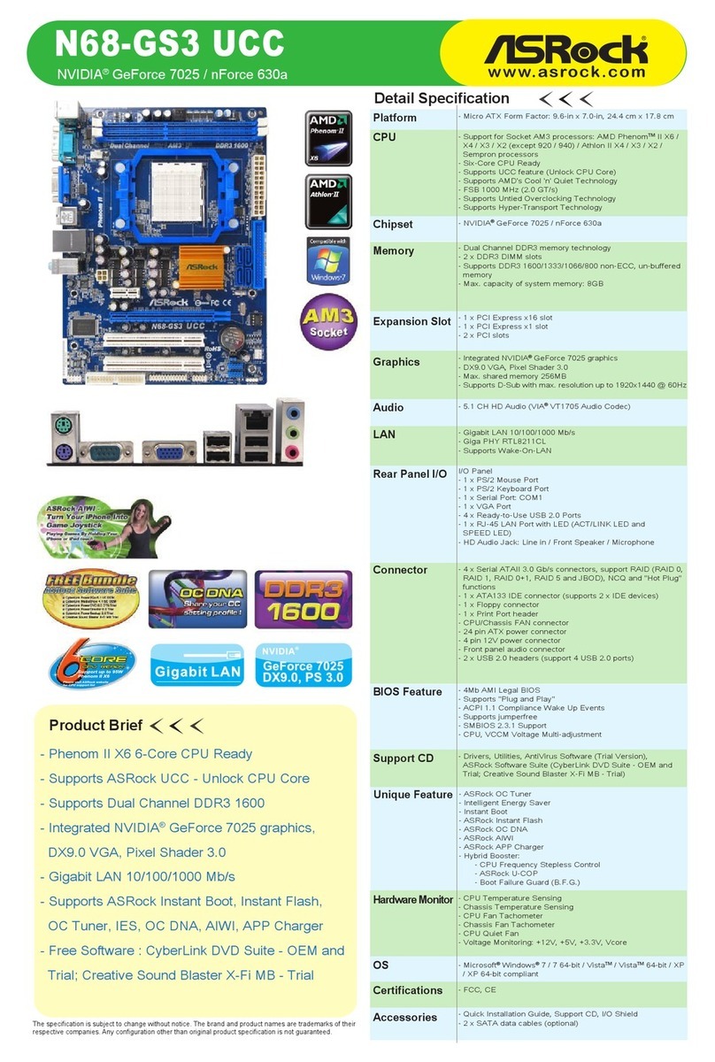 ASROCK N68-GS3 UCC - brochure