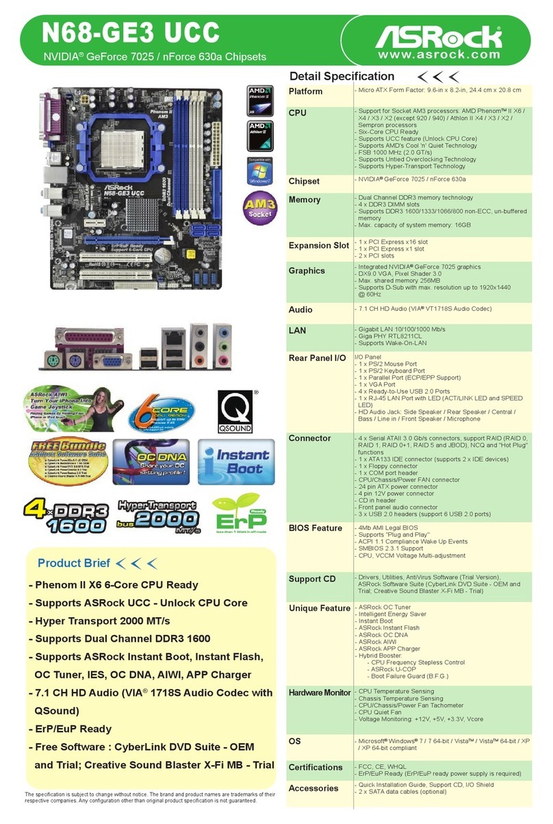 ASROCK N68-GE3 UCC - brochure