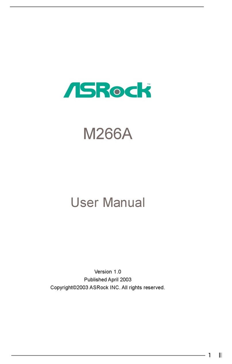 ASROCK M266A User manual