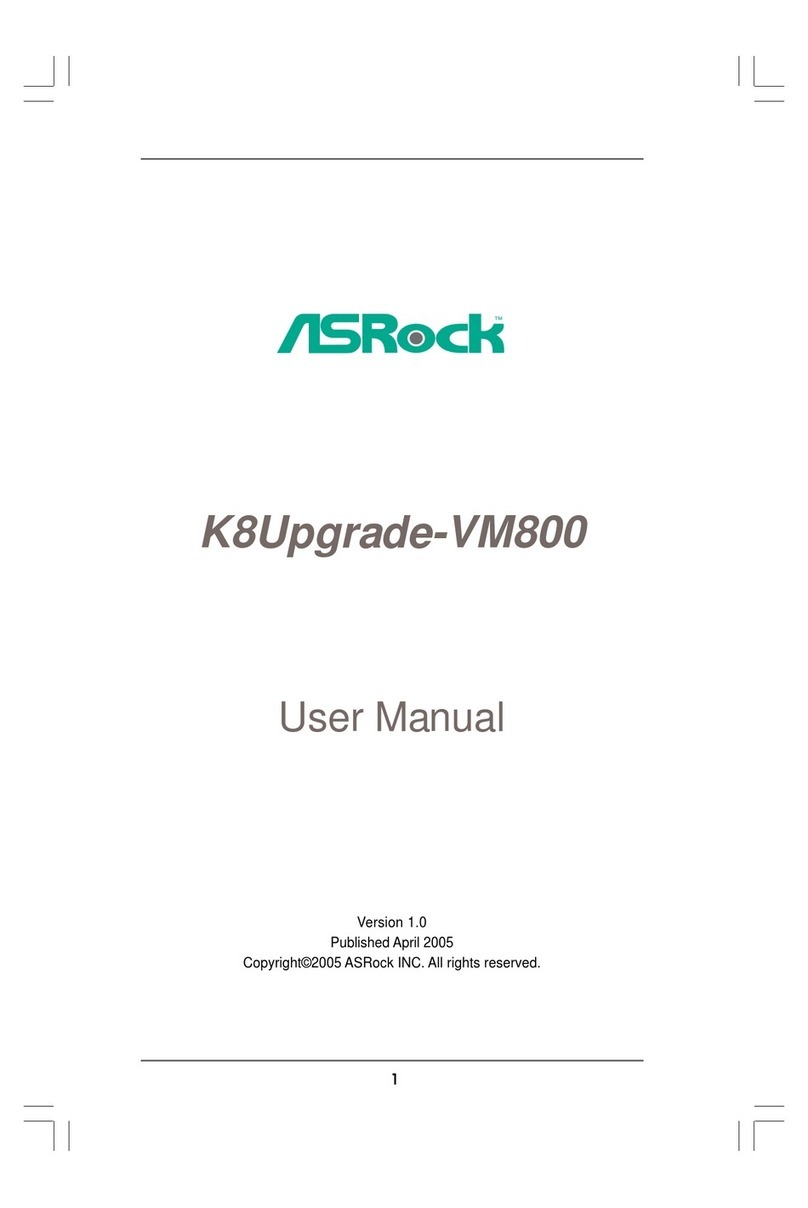 ASROCK K8UPGRADE-VM800 user manual