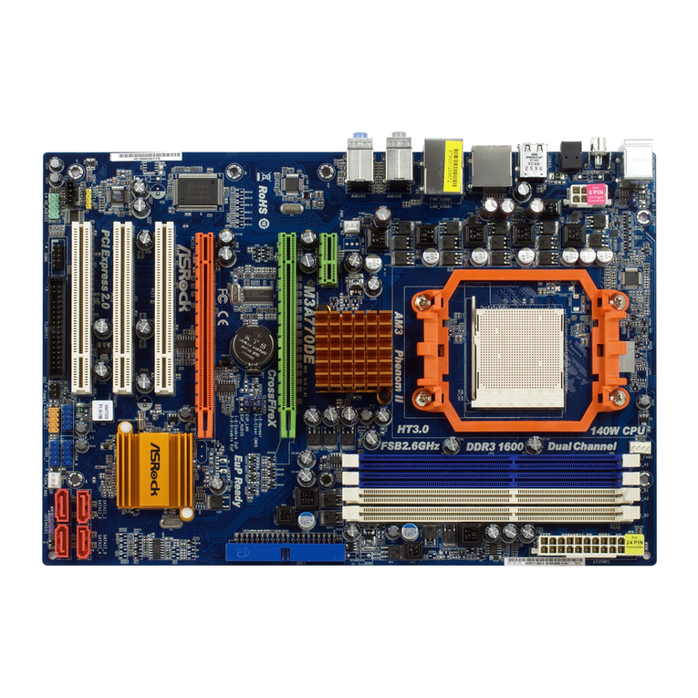 ASROCK M3A770DE Installation