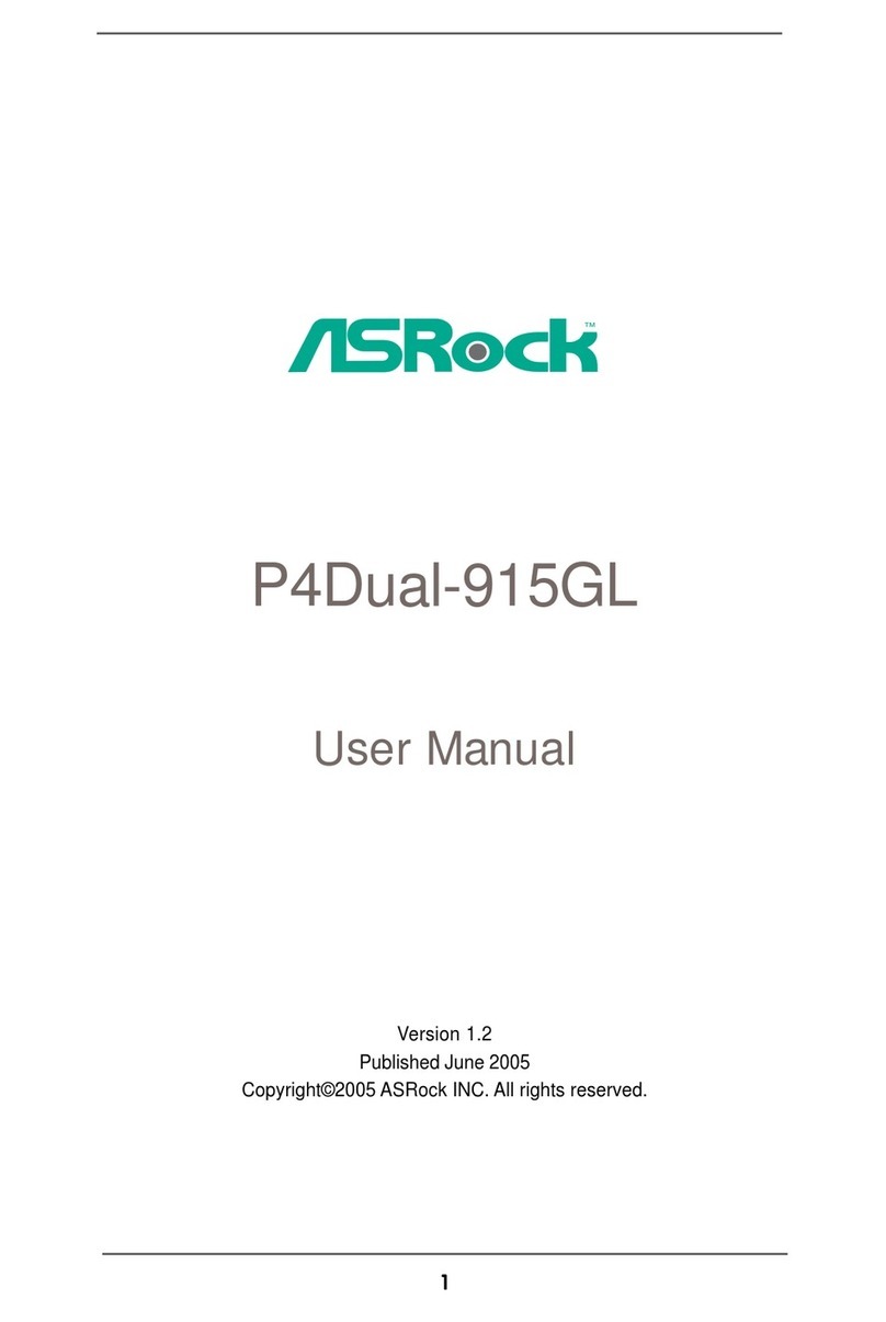 ASROCK P4DUAL-915GL User manual