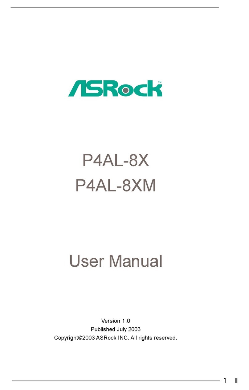 ASROCK P4AL-8X User manual
