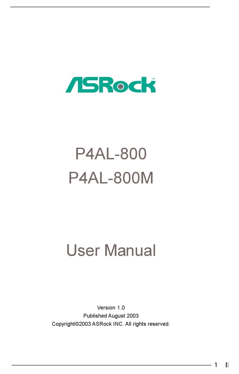 ASROCK P4AL-800 User manual ASROCK P4AL-800 User manual
