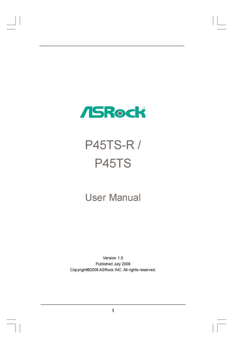 ASROCK P45TS-R User manual