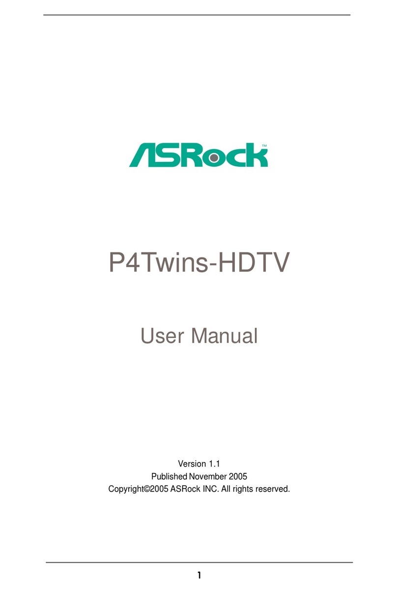 ASROCK P4TWINS-HDTV User manual ASROCK P4TWINS-HDTV User manual