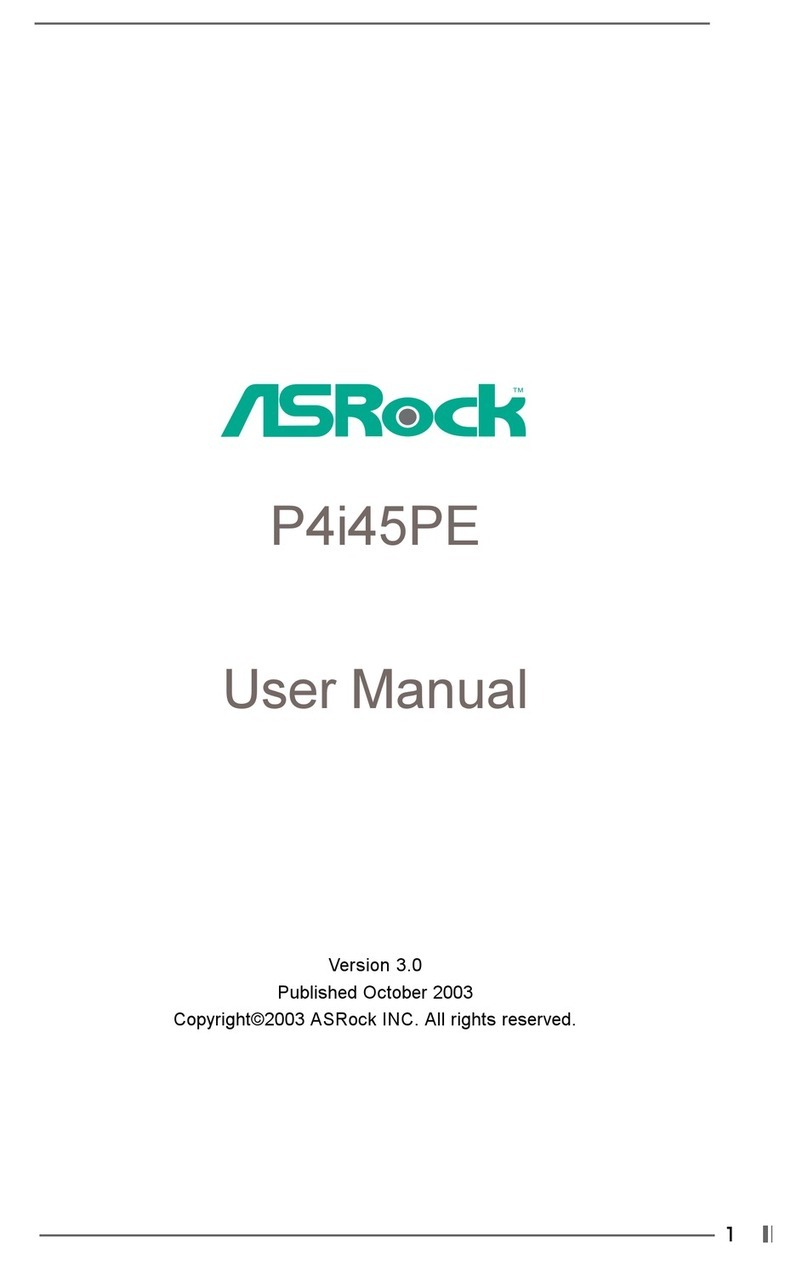 ASROCK P4I45PE R3.0 User manual