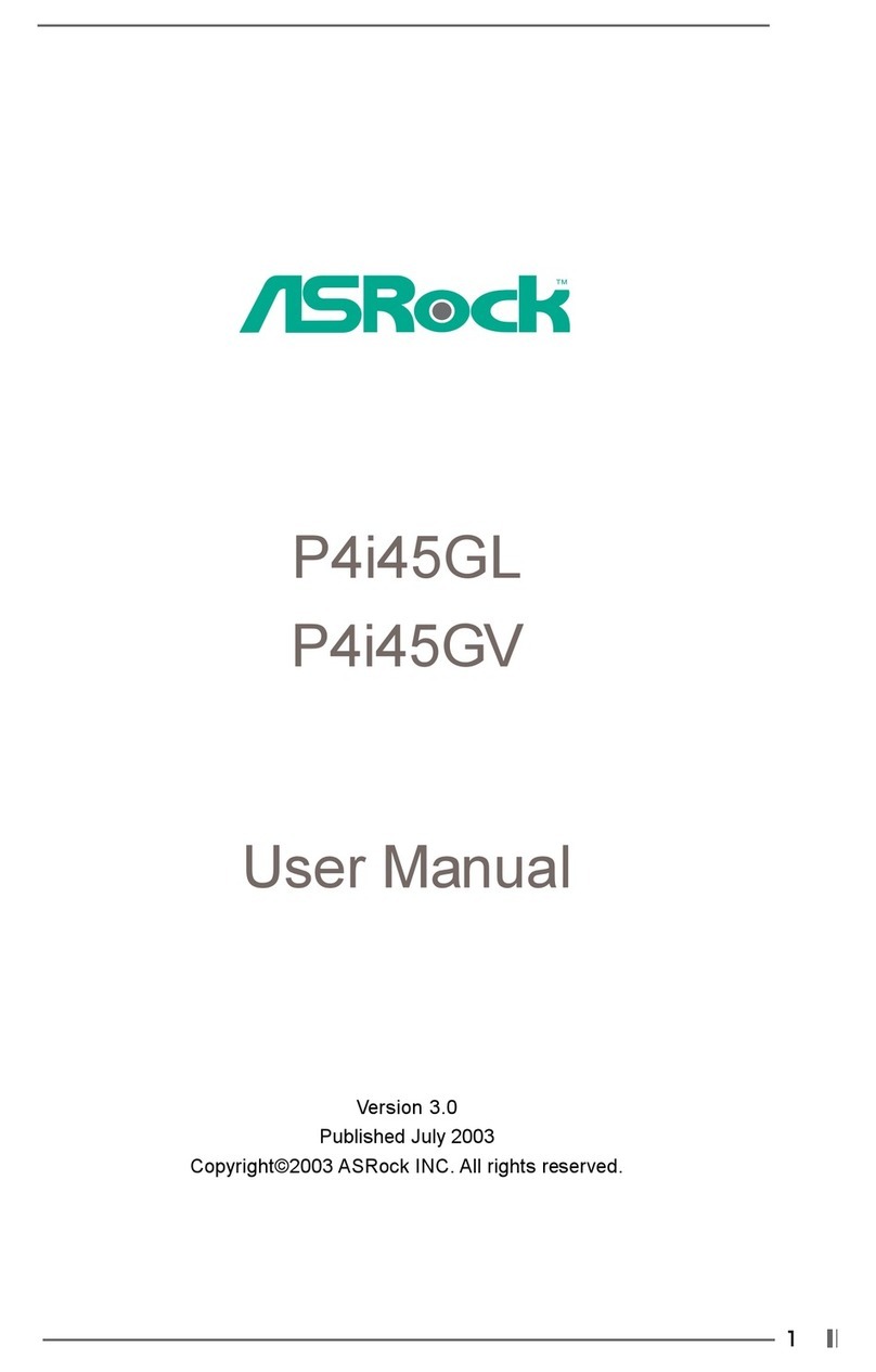 ASROCK P4I45GL User manual