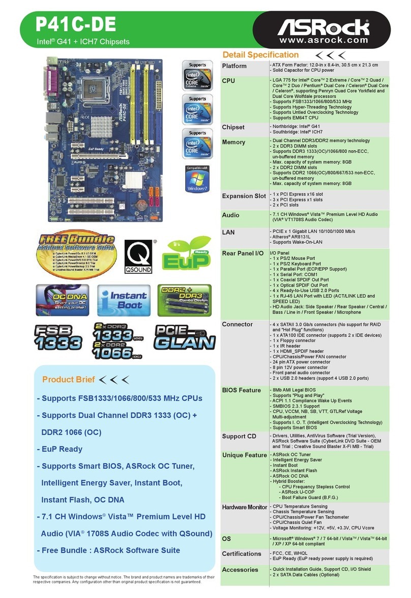 ASROCK P41C-DE brochure