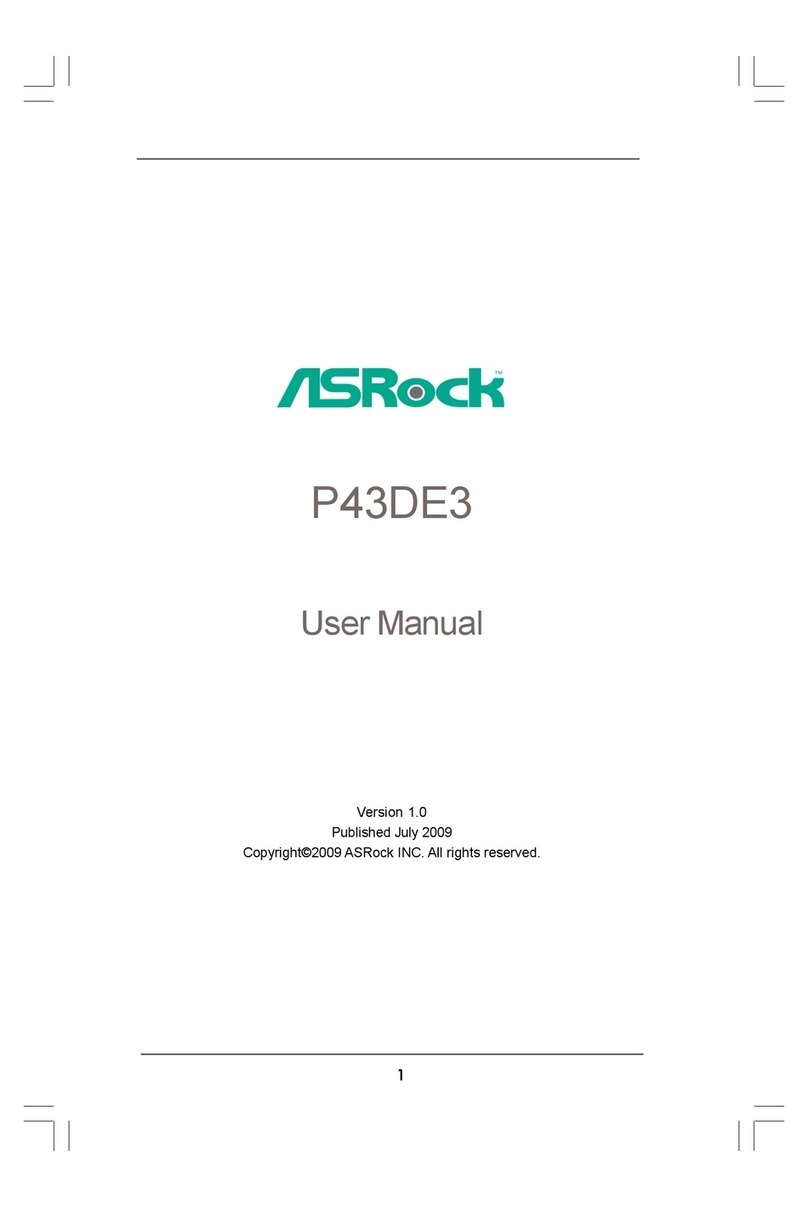 ASROCK P43DE3 - V1.0 user manual