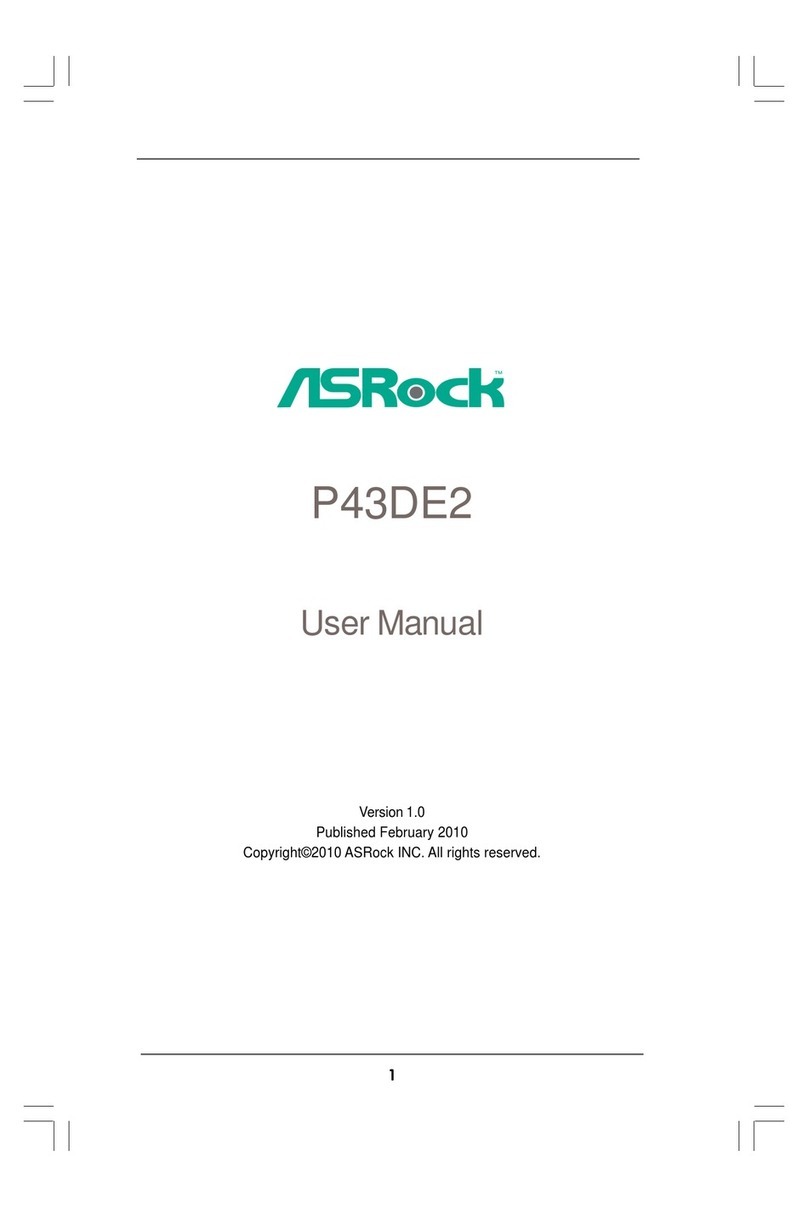 ASROCK P43DE2 user manual