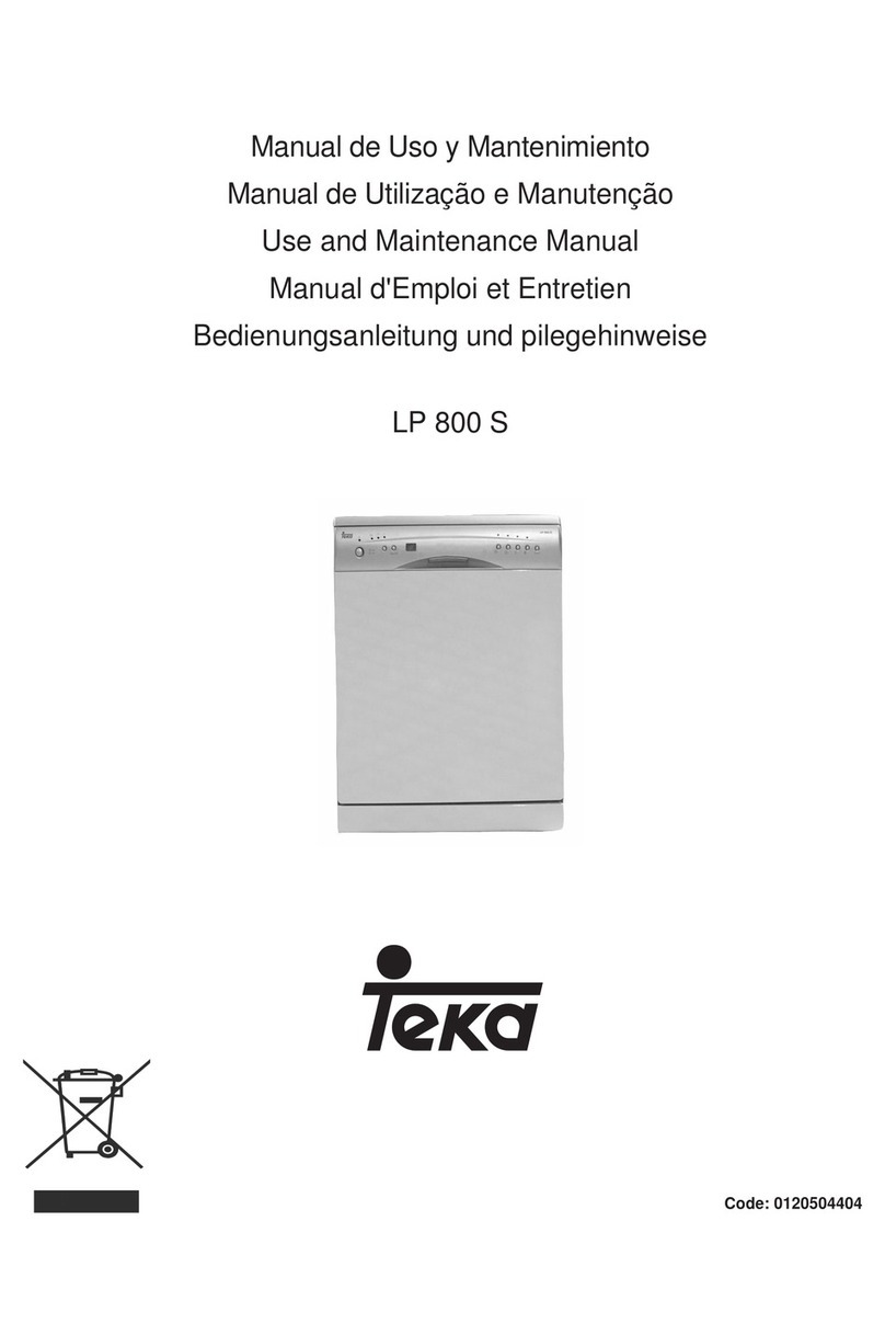 Teka LP 800 S Use and maintenance manual