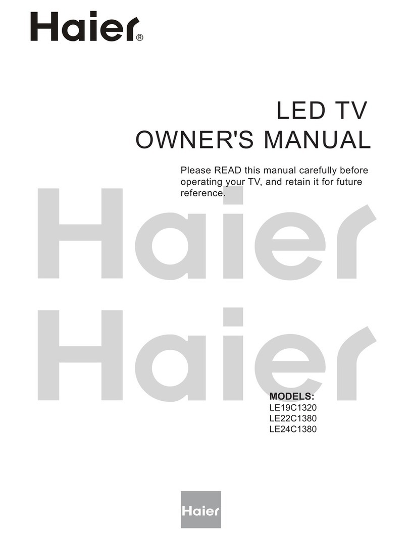 Haier LE19C1320 User manual Haier LE19C1320 User manual
