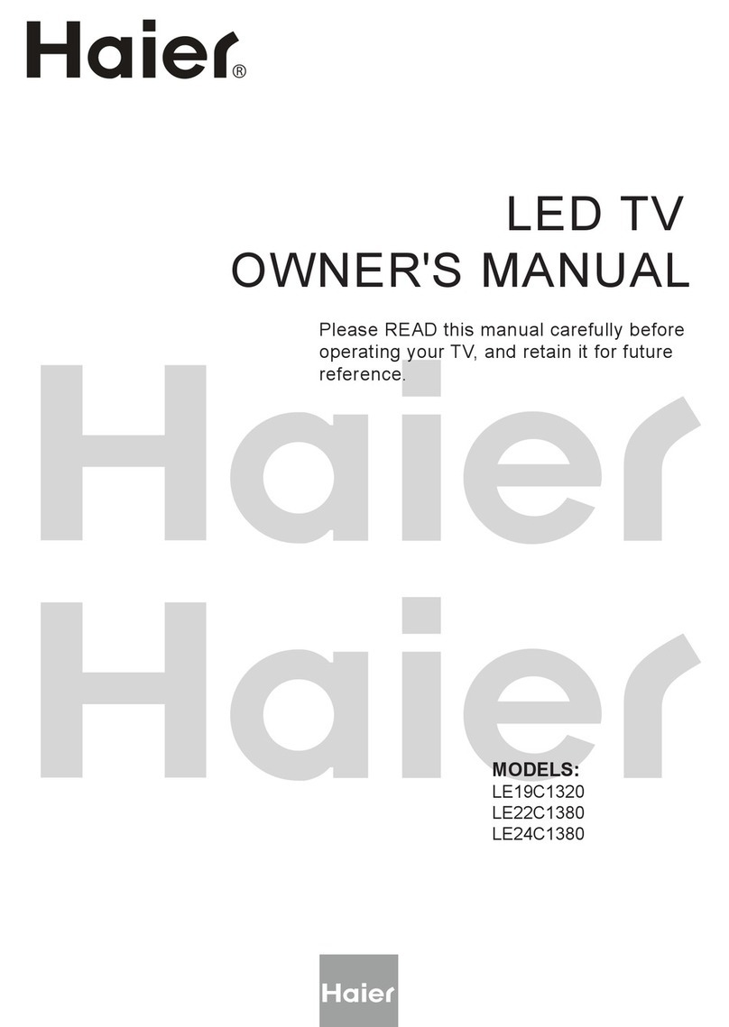 Haier LE19C1320 User manual Haier LE19C1320 User manual