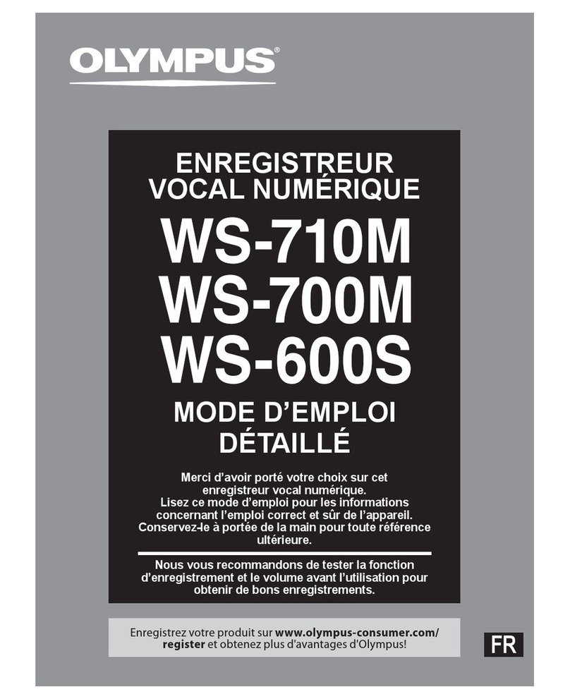 Olympus WS 600S Assembly instructions