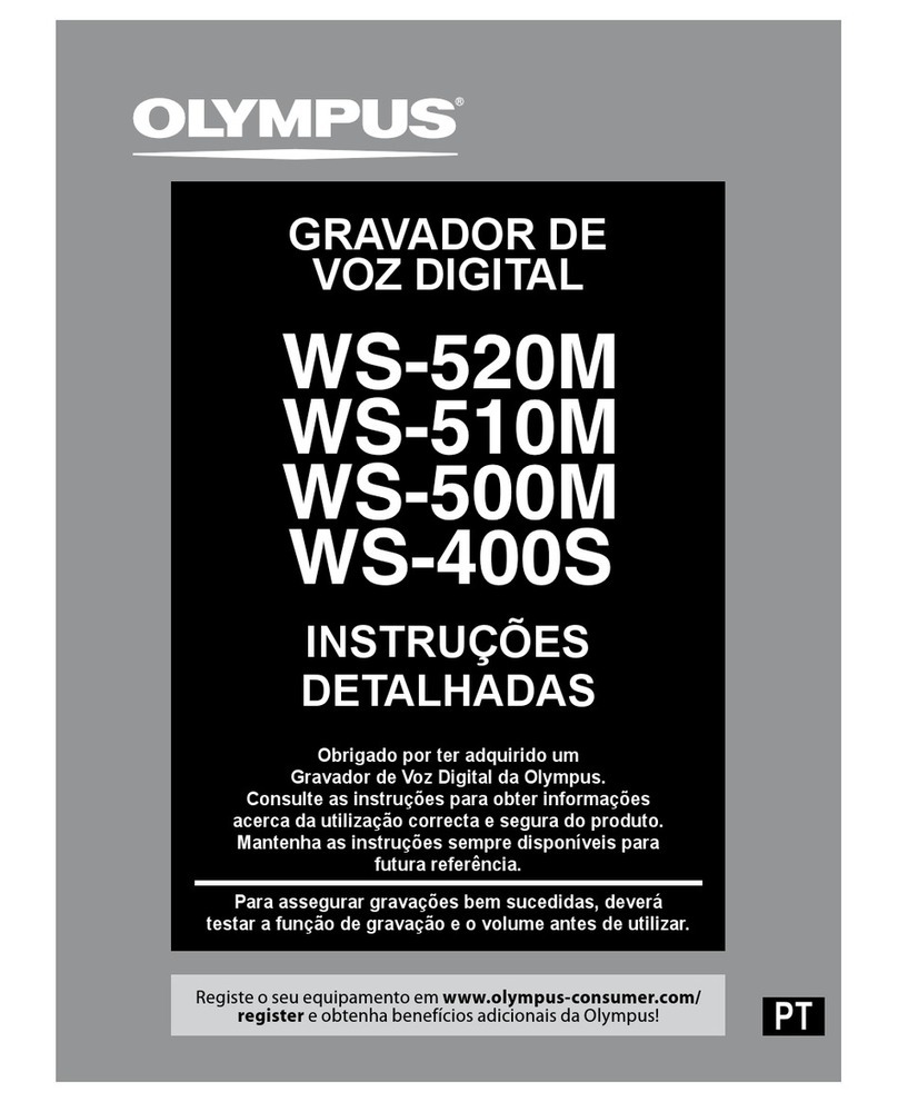 Olympus WS-400S User manual