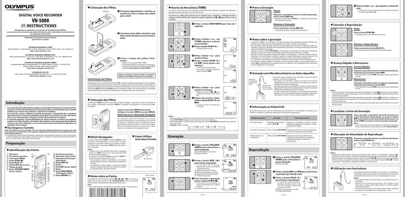 Olympus VN-5000 User manual