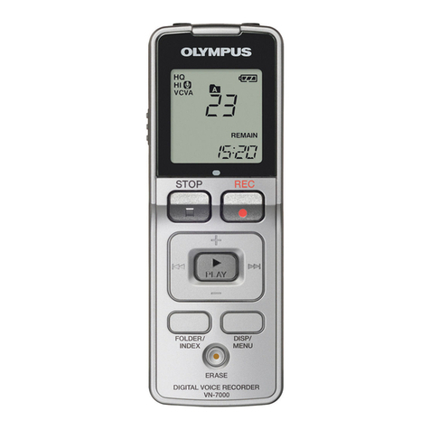 Olympus VN-5000 Setup guide